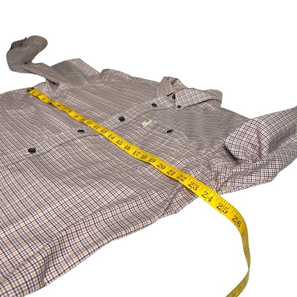 Bob Timberlake Purple White and Gold Long Sleeve Button Down, L - Picture 5 of 8